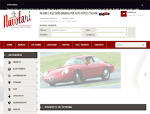 Tablet Screenshot of nuvolaristore.com